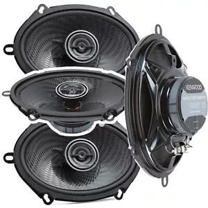 4x Kenwood KFC-C5796PS 5"x7" 2-Way 640W Coaxial Custom Fit Car Audio Speakers - Picture 1 of 7