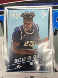 2021 Onyx Vintage Basketball Neemias Queta #VBNQ Utah State University - Picture 1 of 1