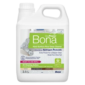Bona 2.5L Hard Floor/Laminate/Tile Streak Free Deep Cleaner w/Hydrogen Peroxide - Picture 1 of 4