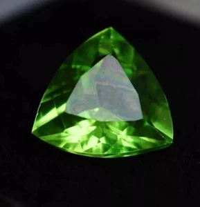 Trillion Cut Natural Tsavorite Garnet Green 11-12Ct Loose Gemstone EGL Certified - Picture 1 of 4