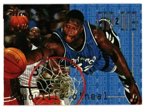 1995-96 FLEER #14 - SHAQUILLE O'NEAL - END-2-END - INSERT - ORLANDO MAGIC - Picture 1 of 2
