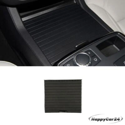 Portavasos deslizable persiana enrollable cubierta negra para Mercedes Benz GLS W166 2015-2019 Foto 1 de 4