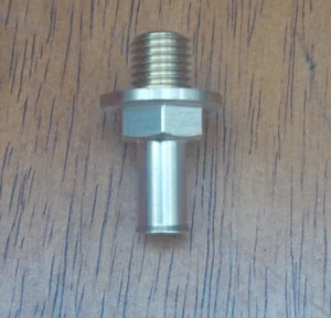 TZ2/350 A-G Messing Bypass Schlauchverschraubung (Nachbau 383-12499-00) NEU - Bild 1 von 1