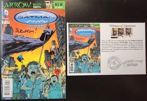 Batman Incorporated (2012) #7 SIGNED by Chris Burnham with Notarized WOS - Picture 1 of 6