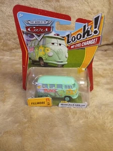 Disney Pixar Cars #38 Fillmore diecast car new in package Volkswagen Bus - Picture 1 of 9