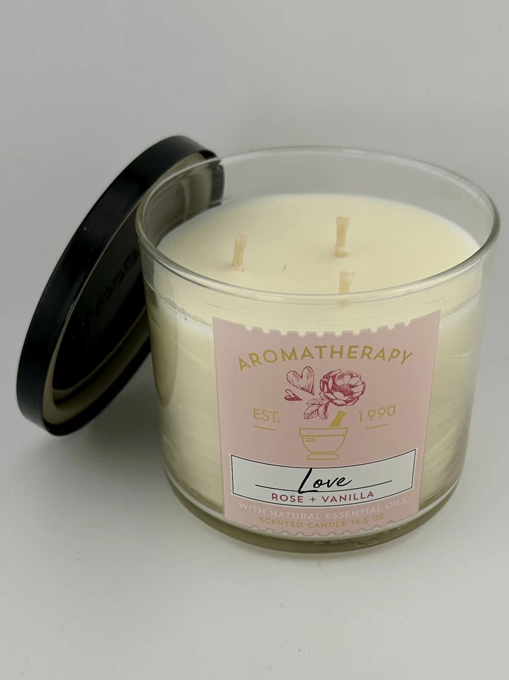 Vela de 3 mechas Bath & Body Works NUEVA White Barn 14,5 OZ ¡Elige 1! Primavera Verano Foto 1 de 1