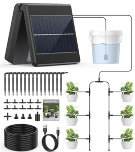 Wesapor Solar Automatic Drip Irrigation Kit System Supports 15 Pots Plants (BR) - Picture 1 of 8