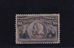 245 VF previously hinged PSE cert OG with rich color cv $ 2500 ! see pic ! - Picture 1 of 3