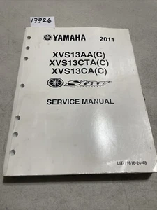 2011 Yamaha XVS13AA(C) XVS13CTA(C) XVS13CA(C) Service Manual Book - Picture 1 of 7