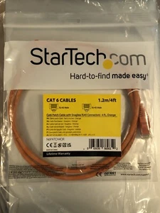 Cable Ethernet StarTech.com 4 ft CAT6 (Lote de 10 nuevos cables sellados) - Imagen 1 de 2