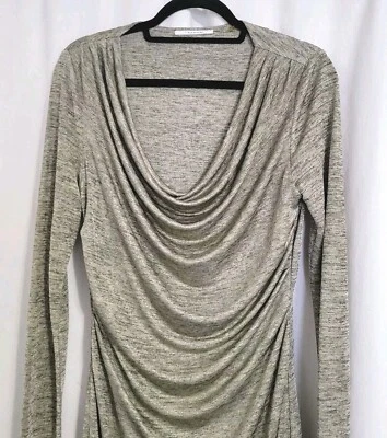 Vestido ceñido al cuerpo dorado claro Tahari manga larga para mujer talla pequeña mafia esposa vestido de fiesta Foto 1 de 4