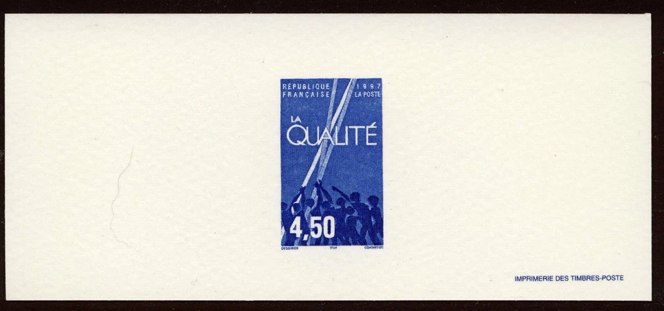 FRANCE . 1997 Quality (2615) . Reduced Size Deluxe Proof - Image 1 of 1