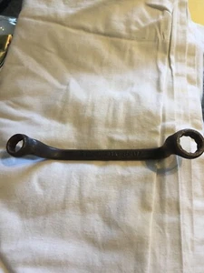 Oldtimer Ford Motor USA M 01A-17017B Doppelschlüssel Werkzeug gebraucht, beidseitig 12pt - Bild 1 von 10