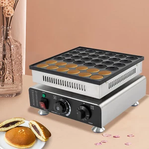 Mini Dutch Pancake Maker Máquina de Maletas para 36 Piezas Mini Panqueques Redondos - Imagen 1 de 16