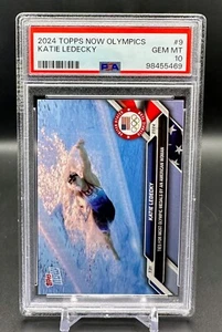 Juegos Olímpicos Topps Now 2024 #9 Katie Ledecky PSA 10 - Imagen 1 de 4