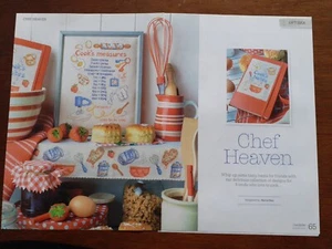 Chef Heaven Gift Idea Cross Stitch Pattern - Pattern Only - Picture 1 of 4