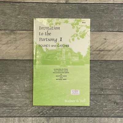 Invitation To The Partsong 1 Rounds & Catches For Voices Sheet Music  - Image 1 of 4