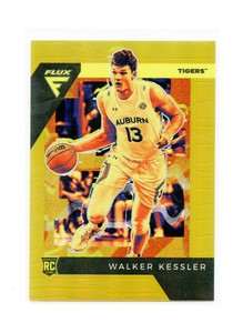 2022 CHRONICLES FLUX WALKER KESSLER #16 RC ROOKIE GOLD /10 Tigers Utah Jazz