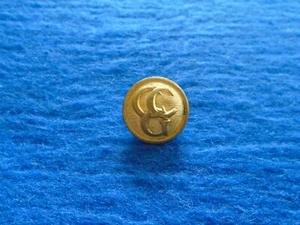 1 X CONTROL COMMISSION GERMANY 17MM GILT ON BRASS BUTTON - Picture 1 of 3