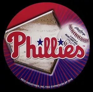 Window Bumper Sticker MLB Baseball Philadelphia Phillies NEW - Picture 1 of 1
