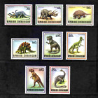 Central African Republic 1988 Dinosaurs complete set of 8v. (SG 872-879) MNH