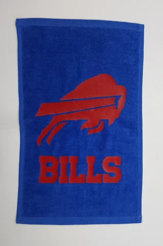 NFL Buffalo Bills 11" x 18" 100% Cotton Rally Towel Royal Towel/Red Vinyl Cover