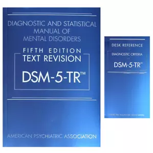 Diagnostic statistical manual mental disorders DSM 5 TR + Desk reference Books - Picture 1 of 3