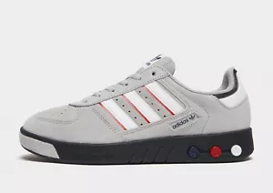Original Adidas Originals GS Court® (Herren Größe: UK 8 EUR 42) grau/weiß-schwarz