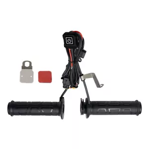 Motorcycle Electric Heated Grips Handlebar Warm Hot Grip for 22mm Handgrip - Picture 1 of 12
