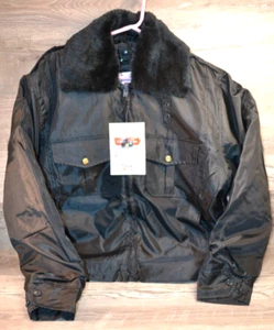 Image First Police / Security Windbreaker 525A Black Medium Jacket NWT - Picture 1 of 12
