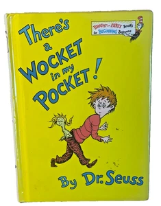 Vintage Dr. Seuss There's A Wocket In My Pocket! 1974 helle & frühe Bücher - Bild 1 von 3