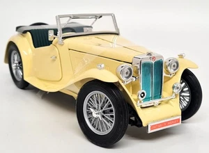 Lucky 1/18 MG TC Midget 1947 Cream Roadster Diecast scale model car - Picture 1 of 9
