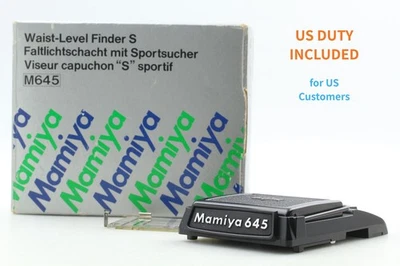 [ Top MINT w/ Box & Mask ] Mamiya M645 Waist Level Finder S for 1000S From JAPAN - Image 1 of 4