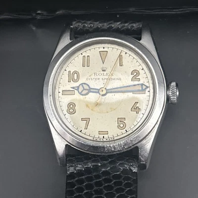 1958 30mm Rolex Oyster Speedking 397107 Ref: 4220 17J SS Wrist Watch - Image 1 of 4