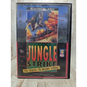Jungle Strike Sega Genesis, 1993 komplett mit Handbuch - Bild 1 von 5