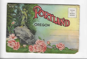 VINTAGE - POSTKARTENMAPPE - PORTLAND, OREGON - Bild 1 von 2