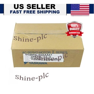 US FREE TAX   YASKAWA SGMPH-04AAA41 SGMPH04AAA41AC Servo Motor - Picture 1 of 9