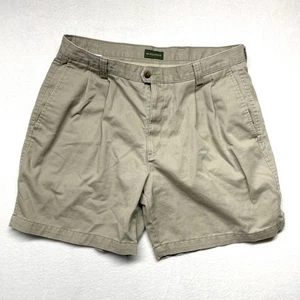 Dockers Men’s Shorts Size 36 Beige Tan Perfect Casual Classic Fit Zip Up Button - Picture 1 of 18