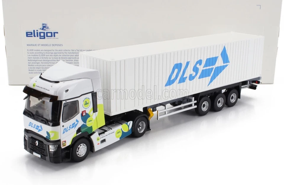 1/43 ELIGOR - RENAULT - T480 TRUCK CASSONATO DLS TRANSPORTS 2021 118370