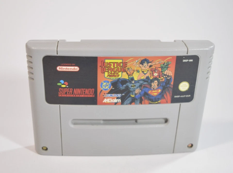 Justice League Task Force Super Nintendo SNES PAL eur original (Europe game) - Image 1 of 4