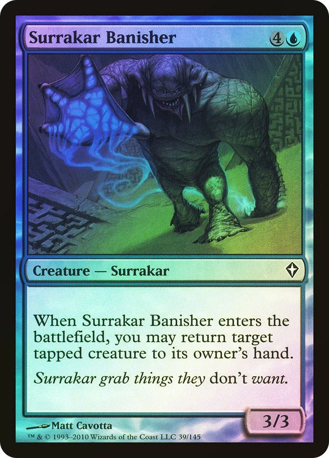 MTG FOIL Surrakar Banisher  - Worldwake #039 - Image 1 of 1