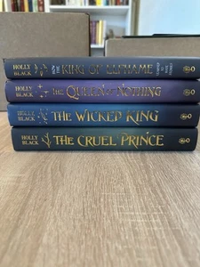 Fairyloot Iron Editions - Folk Of The Air Books 1-4 Set By Holly Black, signed - Picture 1 of 21