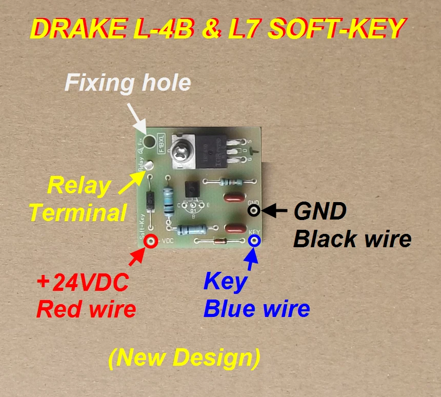 DRAKE L-4B & L7 - Soft-Key Keying Interface - Bild 1 von 4