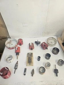 Huge Lot of 20 Wood Boring Hole Drill Bits - Picture 1 of 7