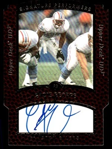 1997 Upper Deck UD3 Signature Performers Eddie George Auto Houston Oilers #PF4 - Picture 1 of 2