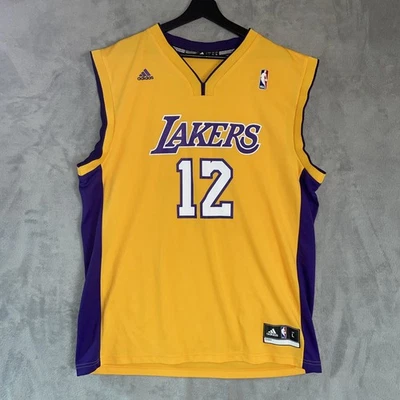 Lakers Howard Adidas Home NBA Basketball Shirt Jersey #12 Size L - Image 1 of 4