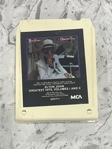 1977 Elton John Greatest Hits Volume I and II Vintage 8-Track *Combine Shipping* - Bild 1 von 4