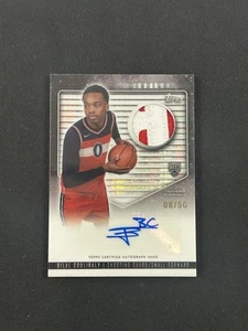 2024 Topps Midnight Rookie Jersey Auto #RJA-BC Bilal Coulibaly /50 - Picture 1 of 3