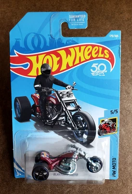 2018 Hot Wheels BLASTOUS MOTO RED #179/365 HW MOTO 5/5 ZAMAC 1:64 GREY OH5 & MC5 - Image 1 of 4