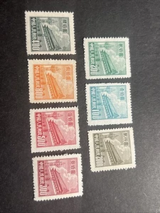 CHINA PRC 1950 Sc#65-71 R3 Tin An Men Gate Set MNH - Picture 1 of 2